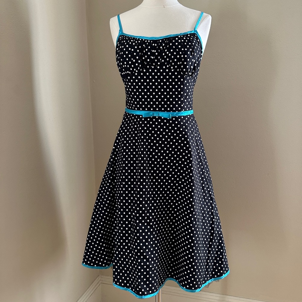 Vintage I.N. San Francisco Polka Dot Dress Fairy Grunge Whimsigoth